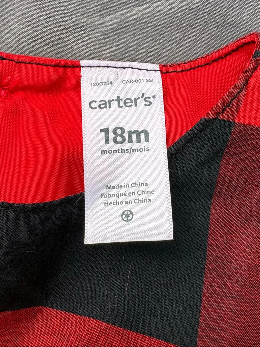 Carters classic red